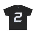 Copy of Number 2 Ice-Blue Graphic Tee — Retro Sports Jersey Style Shirt