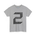 Copy of Number 2 Ice-Blue Graphic Tee — Retro Sports Jersey Style Shirt